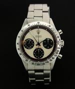 Auktion. Et af Bernard Madoffs Rolex-ure, der var under hammeren i New York. 
