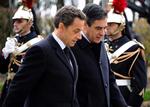 ROKADE. Præsident Nicolas Sarkozy med ministerpræsident Francois Fillon, der fortsætter i embedet efter regeringsrokade. 