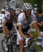 kampklar. Fränk (bagerst) og Andy har Tour de France-sejren som det store mål i 2011. 