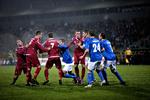 rekordhold. FCN og Lyngby trak over 5.000 fodboldfans på stadion søndag eftermiddag. 