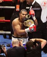 bæltemand. David Haye var overlegen mod landsmanden Harrison i lørdags. 