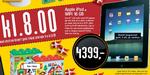 Sådan ser Føtex' annonce for slagtilbuddet ud. Prisen er mellem 600 og 700 kroner dyere end iPad'en sandsynligvis vil komme til at koste, når den lanceres officielt i Danmark. 