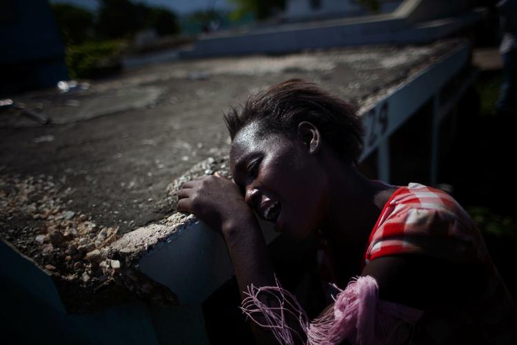 Haiti. Thousands of people have been hospitalized for cholera across Haiti with symptoms including serious diarrhea, vomiting and fever and hundreds have died. (AP Photo/Emilio Morenatti) 