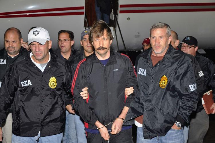 Anholdt. Meget mod sin vilje landede Viktor Bout nær New York. 