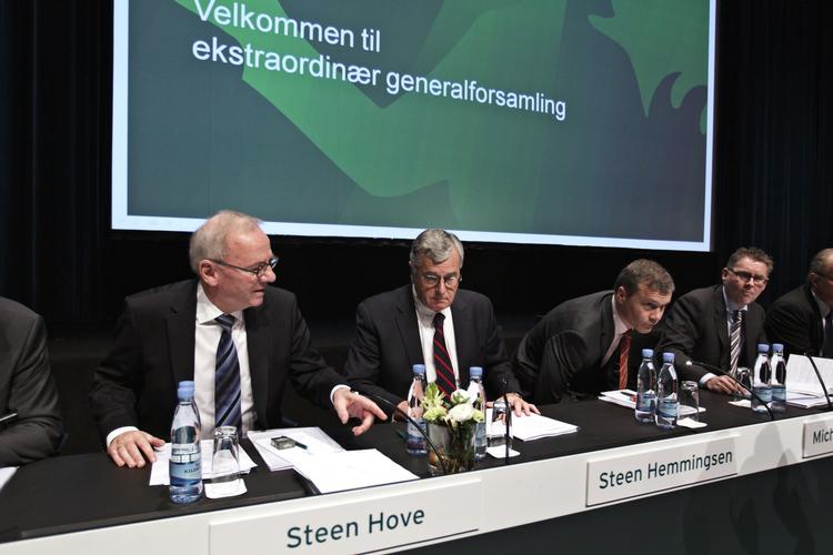 Chefpost. Steen Hove har sat sig i spidsen for Amagerbanken. 