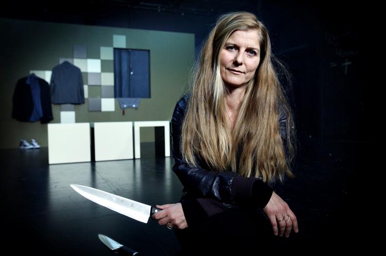 »Tidssuger« er Kamilla Wargo Breklings eget udtryk om en, der som hende selv suger til sig af tidsånden og spytter det mest interessante ud som teater. Foto: Morten Langkilde 