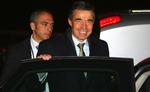 Ankommet. Natos  generalsekretær, Anders Fogh Rasmussen, ankom til Lissabon i aftes. 