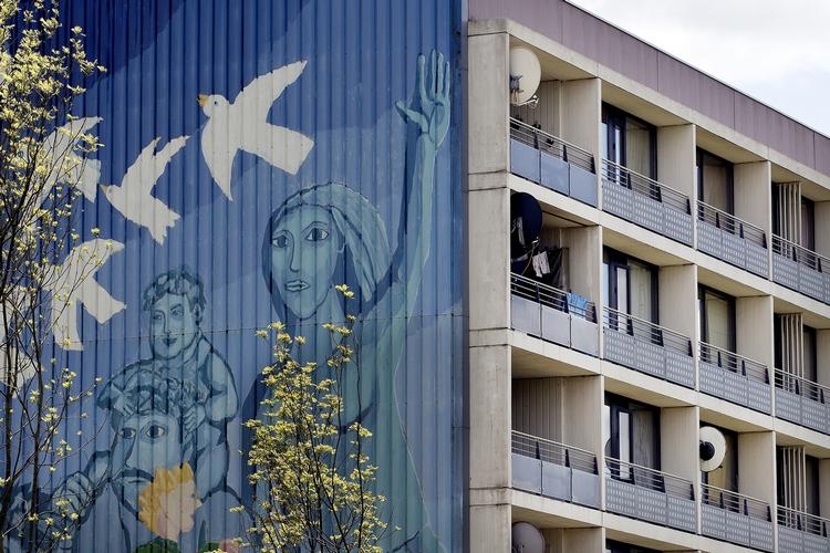 Modstand. Beboerne her i Gellerup er utilfredse med udsigten til nedrivning af boligblokke. 