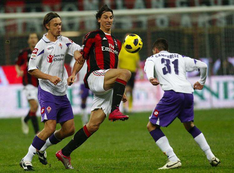 Duel. Zlatan var igen matchvinder for Milan. 