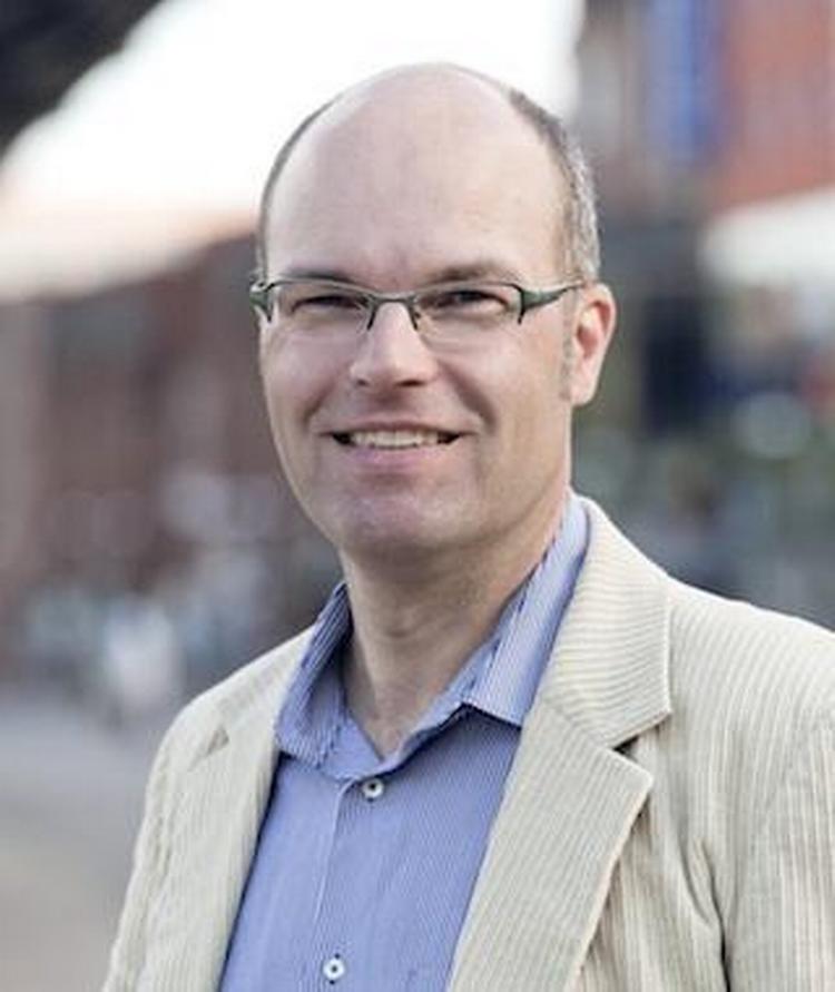 The new Lord Mayor of Flensburg Simon Faber (SSW). Archive. 