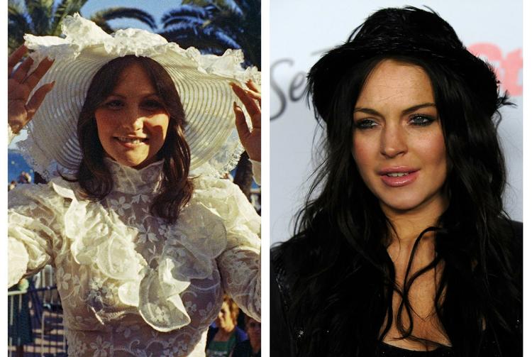 Droppet. Lindsay Lohan (t.h.) skulle have spillet Linda Lovelace i en ny biopic, men tålmodigheden er nu brugt op hos instruktøren. (arkiv) 