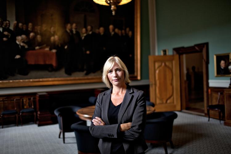 Conservative Political Spokeswoman Henriette Kjær wants the Liberals to discuss the early retirement scheme. Archive. 