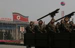 Opvisning. For en måneds tid siden holdt Nordkorea en stor militærparade. 