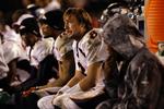 nedtur. Denvers quarterback Kyle Orton blev sacked fem gange mod San Diego. 