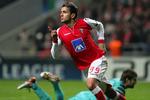 matchvinder. Matheus Nascimento blev dobbelt målscorer for Braga mod Arsenal. 
