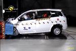 Dumpet. Kinesiske Landwind CV9 klarer sig udpræget skidt i crashtest hos Euro NCAP. F.eks. trænger rattet langt ind i kabinen. 