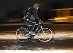 Småglat. Der er glatførevarsel over hele landet og dermed stadig grund til forsigtighed i pedalerne. 