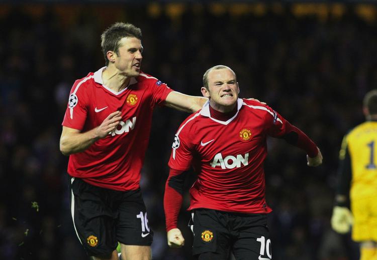 forløsning. Selv om det kun var en scoring på straffe jublede Wayne Rooney som sjældent set efter sit mål mod Glasgow Rangers. 