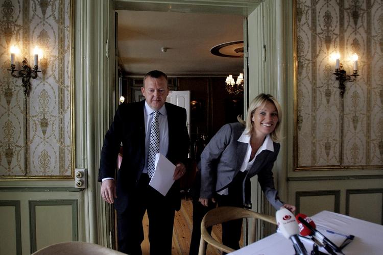 Seminar. Lars Løkke Rasmussen og Lene Espersen ved regeringens sommerseminar sidste år. I dag mødes de til et nyt regeringsseminar. 