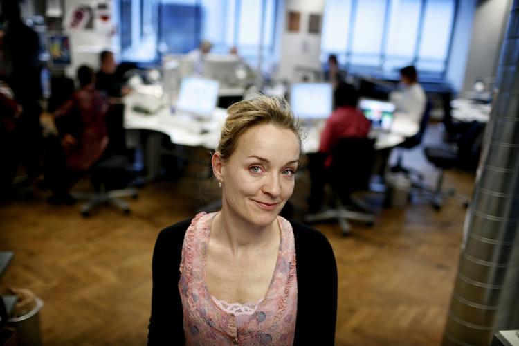 Spindoktor. Rikke Egelund fotograferet i 2007, da hun blev udnævnt til nyhedsredaktør på Politiken. 