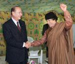 Libyens leder Mohammar Ghadafi har »en yppig blondine som sygeplejerske« 