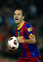 åbenmundet. Andres Iniesta er godt og grundigt træt at at høre på José Mourinho. 