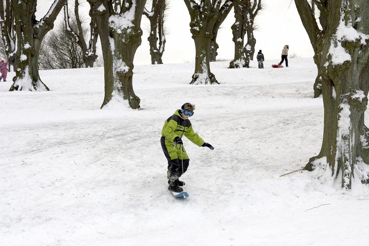 I disse dage bruges Søndermarken mest til at kælke og stå på ski i. Nu skal parken renoveres for at gøre den endnu mere attraktiv for løbere og motionister. 