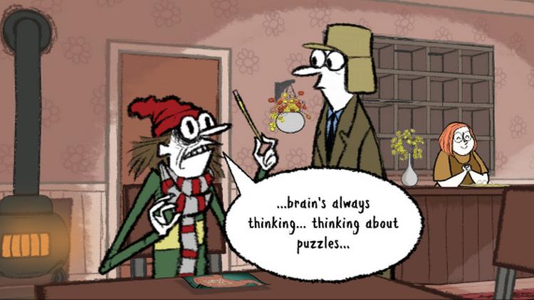 Det vrimler med puzzles i Puzzle Agent, men desværrer hænger de ikke ordentlig sammen med fortællingen i spillet. 