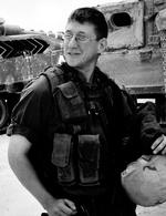 Smerten. Temaet i David Grossmans bevægende roman er krigen og lidelsen. Bogen er skrevet på en personlig baggrund. Forfatterens søn Uri, der ses her, omkom under Libanonkrigen. 