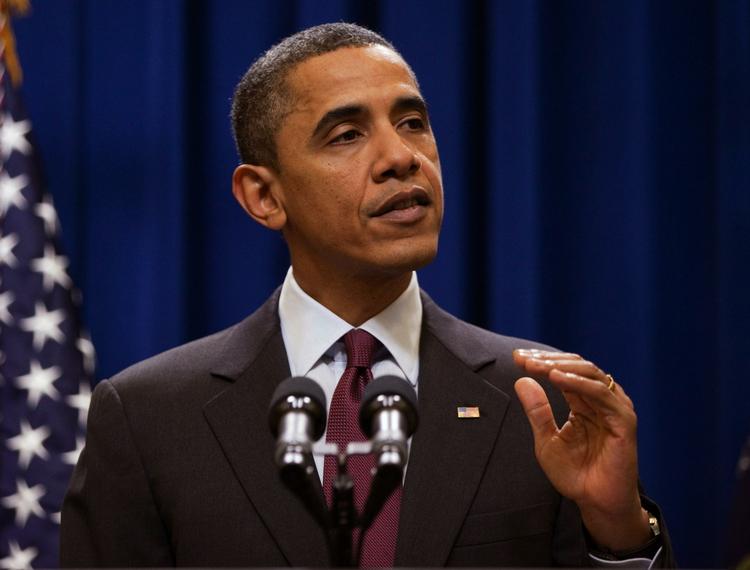 samarbejde. USA's præsident Barack Obama ved fremlæggelsen af handelsaftalen mellem amerikanerne og Sydkorea. 