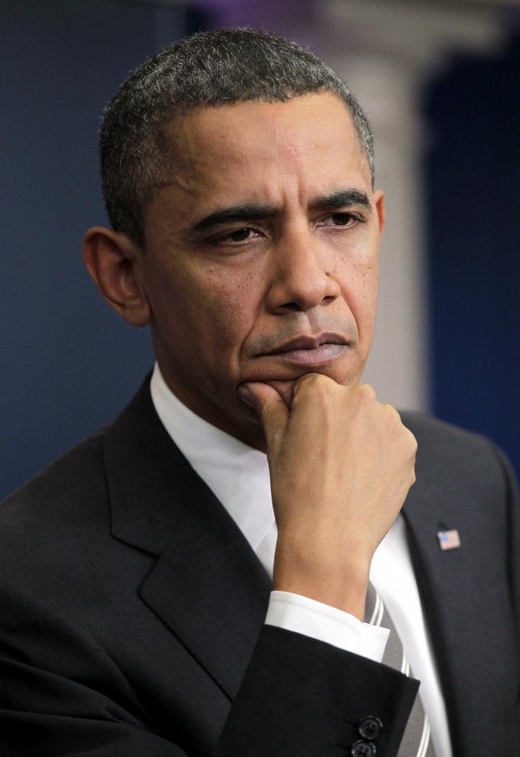 Bekymret. »Skatteaftalen handler i den sidste ende om rigtige penge til rigtige mennesker. For mig gælder det i lige så høj grad om at arbejde for at skabe arbejdspladser«, siger Obama. 