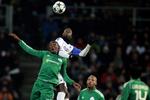 ønsket. Dame N'Doye kommer højest i en duel med Panathinaikos-forsvaret i FCK's sejr tirsdag. 