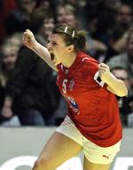topscorer. Med sine syv scoringer sluttede Mie Augustesen øverst på den danske liste over målscorere mod Rusland. 