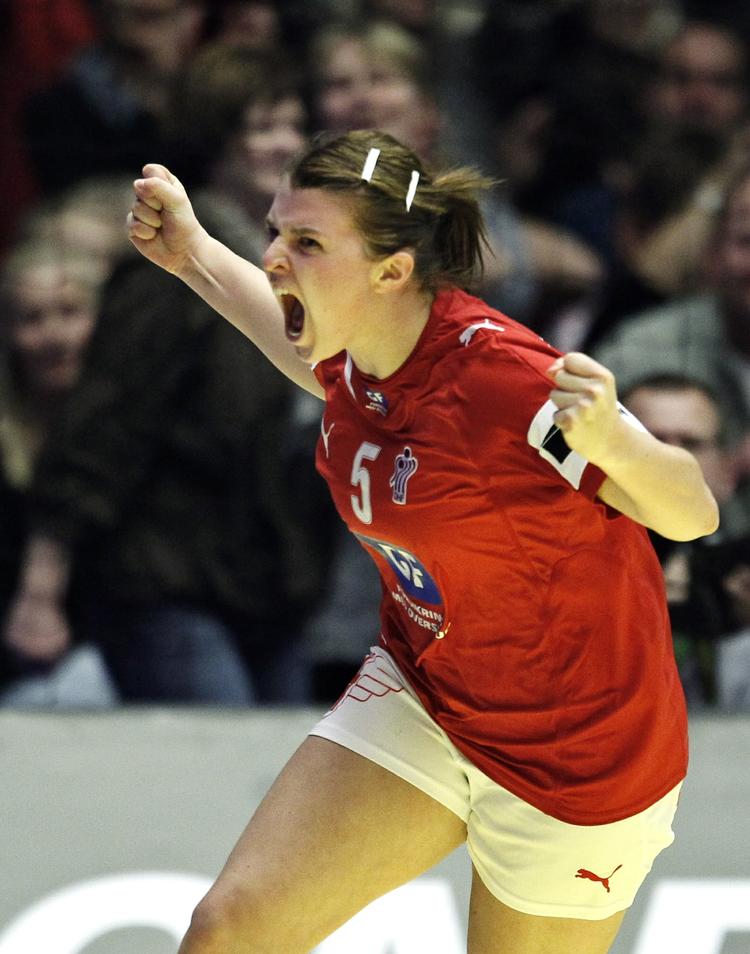 topscorer. Med sine syv scoringer sluttede Mie Augustesen øverst på den danske liste over målscorere mod Rusland. 
