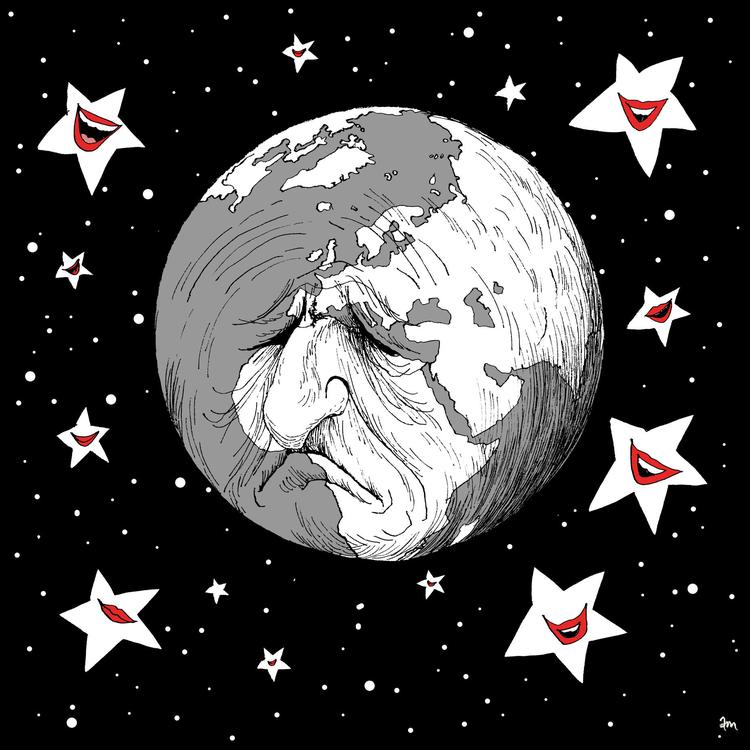 Tegning: Anne-Marie Steen Petersen. 