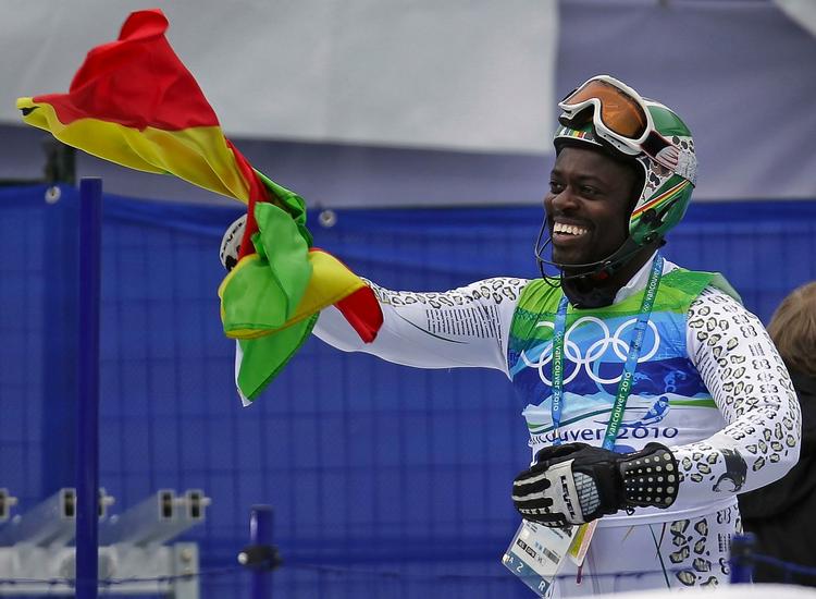 Kæledægge.  Kwame Nkrumah-Acheampong var som den første ghaneser nogensinde med ved en alpin OL-konkurrence i Vancouver. 