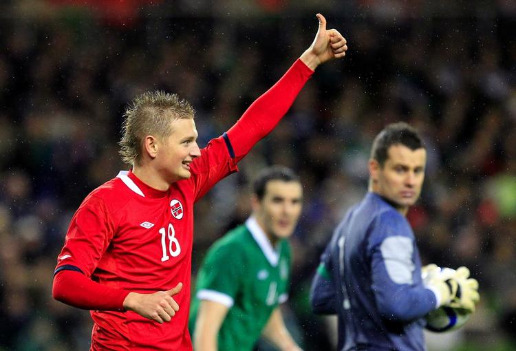 Huseklepp. Angriberen  har ikke spillet europæisk fodbold med sin klub Brann Bergen i denne sæson, hvilket betyder, at han vil kunne spille Champions League-kampe for FCK. 