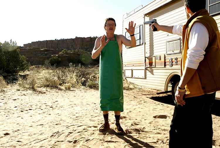 antihelt. Kemilæreren Walther White i 'Breaking Bad' er en heroisk antihelt, der producerer narko i underhylere og kommer på kant med gangstere. 