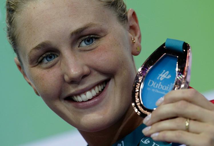 medaljen. Efter medaljer ved EM var bronzen i 50 meter butterfly Jeanette Ottesens første i VM-sammenhæng. 