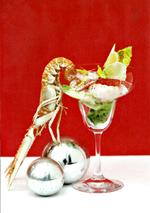 RETRO. 'Rejecocktail anno 1969', lyder teksten til dette stilleben, hvor rejen dog er blevet til en jomfruhummer. Paul Cunningham leverer opskriften i en lækkerbisken af en bog. 