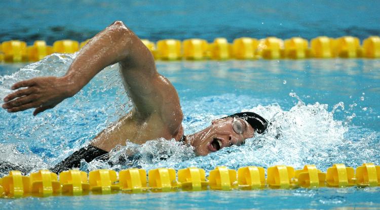 SØLVVINDER. Danmark fik den tredje VM-medalje, da Mads Glæsner vandt sølv i 1.500 meter fri. 