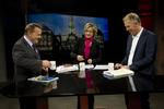 DEBAT. Statsminister Lars Løkke Rasmussen og SF's formand Villy Søvndal mødtes i aftes til duel om skolepolitikken. 