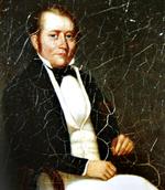 BaliKongen. Mads Lange (1807-56) eksporterede blandt andet kaffe, krydderier og tobak fra Ostindien. Illustration fra bogen 