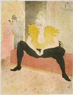 Den Kongelige Kobberstiksamlings særudstilling om Henri Toulouse-Lautrec åbner den 17. september. Grafik: Henri de Toulouse-Lautrec - La Clownesse Assise: Mademoiselle Cha-U-Kao (1896). 
