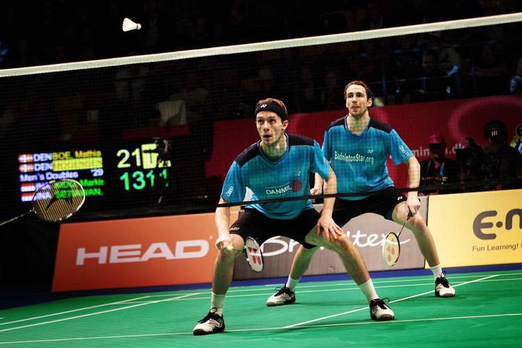 Makkerpar. Mathias Boe (forrest) og Carsten Mogensen bruger Masters-turneringen på Frederiksberg som opvarmning til langt vigtigere opgaver i 2011. 