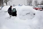 Denmark's Baltic island of Bornholm has been hardest hit by the wintry weather. 