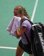 syg. Tine Baun kan ikke stille op i dagens finale i København på grund af feber og maveproblemer. 