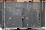 Terrorsigtet. En af de sigtede føres ind i retten i Glostrup. 