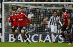 endelig. Efter 123 sekunder scorede Wayne Rooney årets første Premier League-mål, da han headede Manchester United foran. 