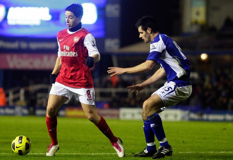 målscorer. Med målet til 2-0 fjernede Samir Nasri den sidste reelle spænding fra Arsenals kamp mod Birmingham. 